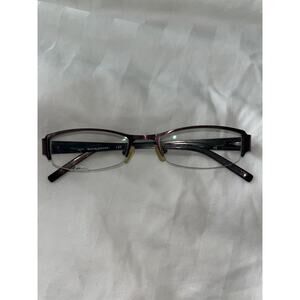 BOURGEOIS EYEWEAR CH7753 C75W PURPLE 50-18-135 METAL EYEGLASSES FRAMES ONLY